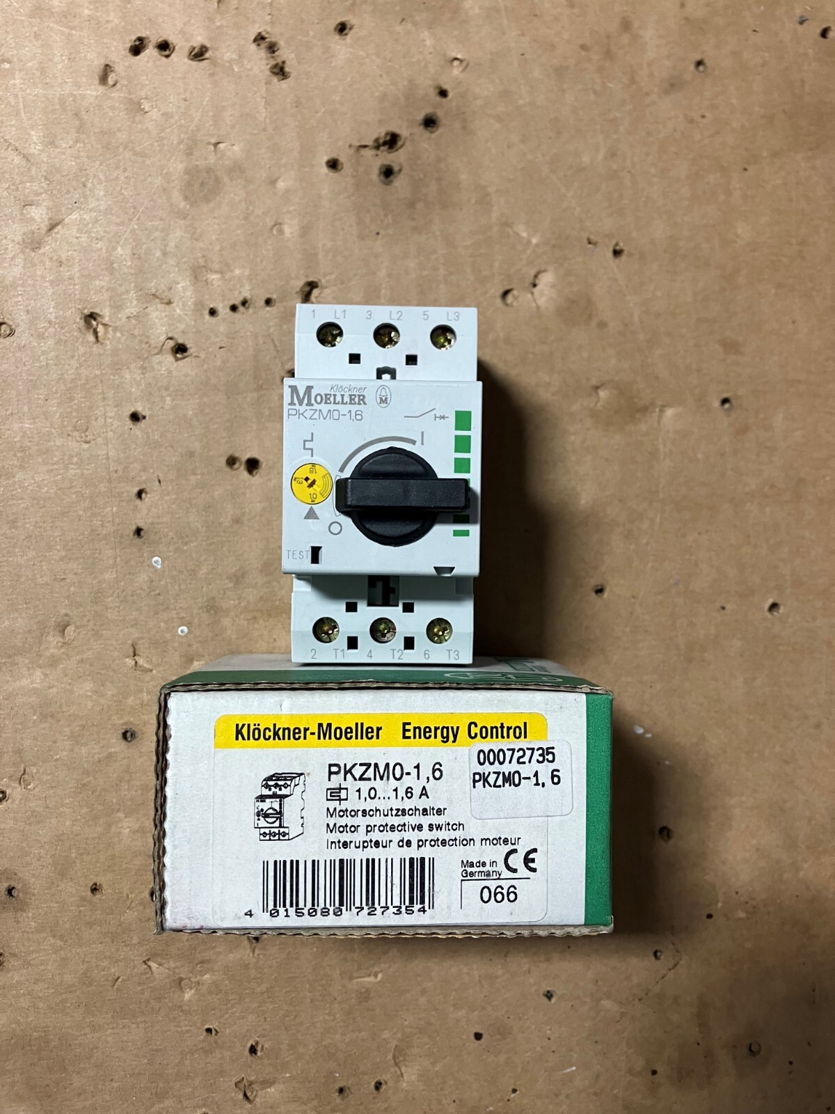 Moeller PKZM1-1,6 Motor Protection Circuit Breaker