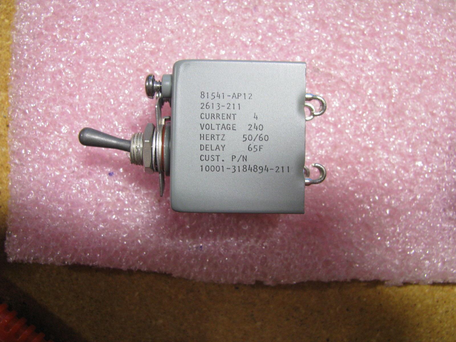 AIRPAX CIRCUIT BREAKER # AP12-2613-211 NSN: 5925-01-267-0807