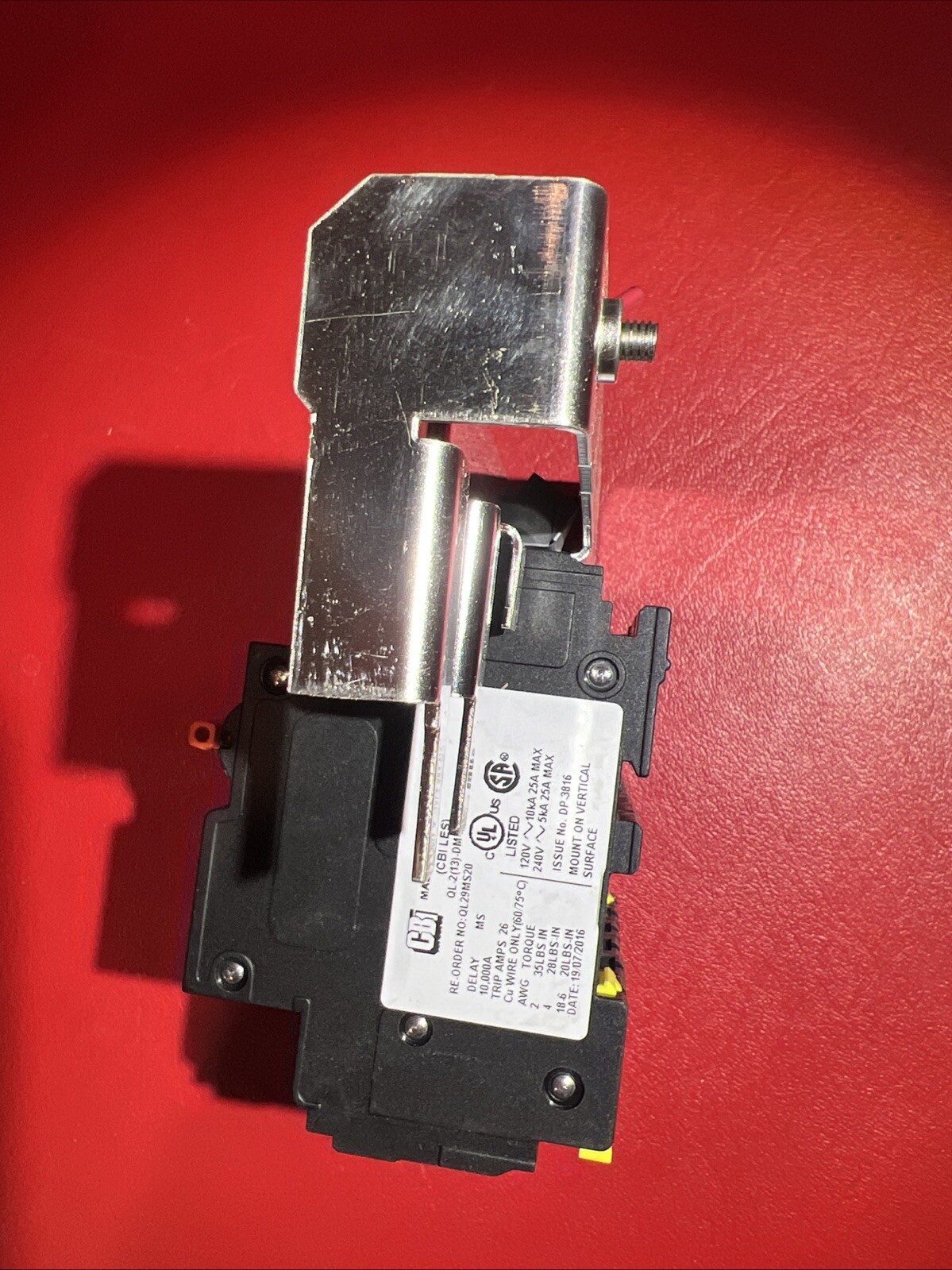 CBI QL-2(13)-DM-MS-20A 1P 2 Pole 20A Circuit Breakers (Pack of 3) & 2 Bus Bars