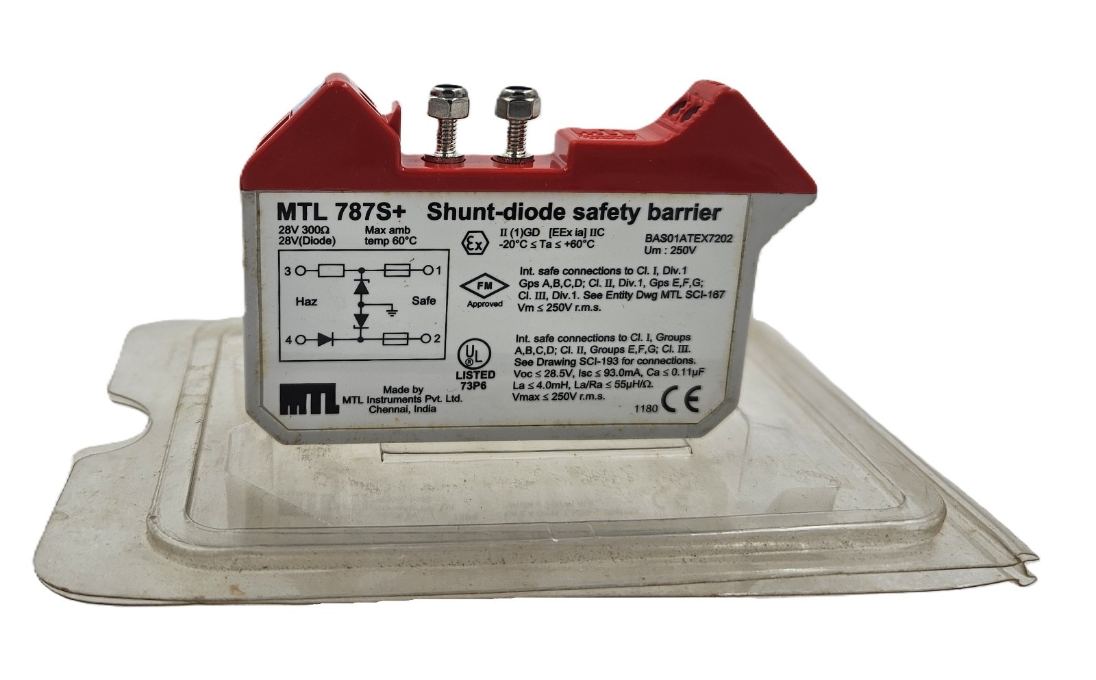 MTL 787S+ SHUNT‑DIODE SAFETY BARRIER – 28V 300Ω – INTRINSICALLY SAFE BARRIER