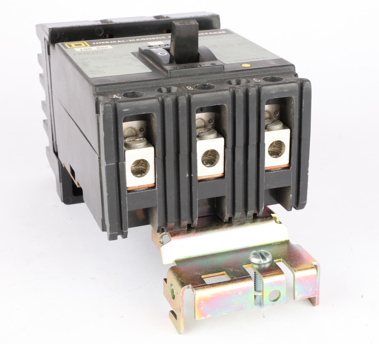 Square D FA36100 Series 2 I-Line Circuit Breaker, 100Amp, 240/480/600 VAC 3-Pole