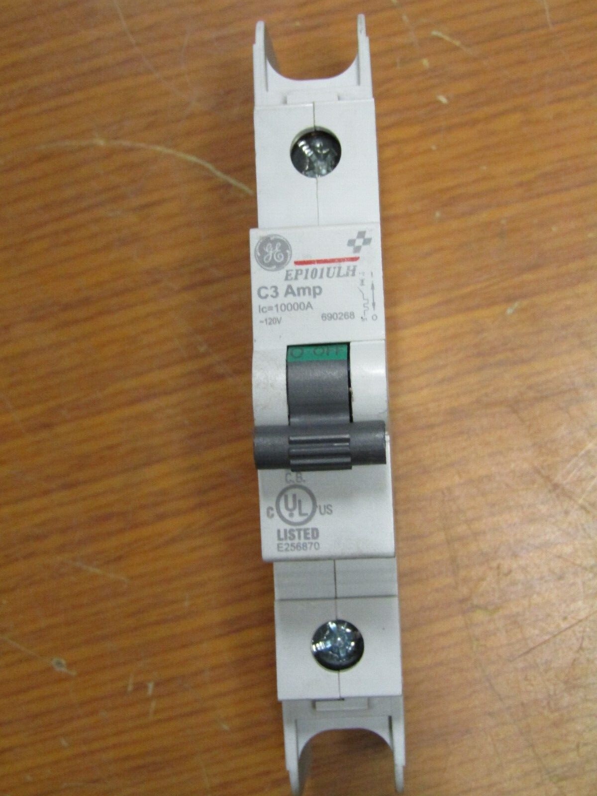 😏 NEW GE 3 AMP CIRCUIT BREAKER 120 VAC 1 POLE EP101ULH / 690268