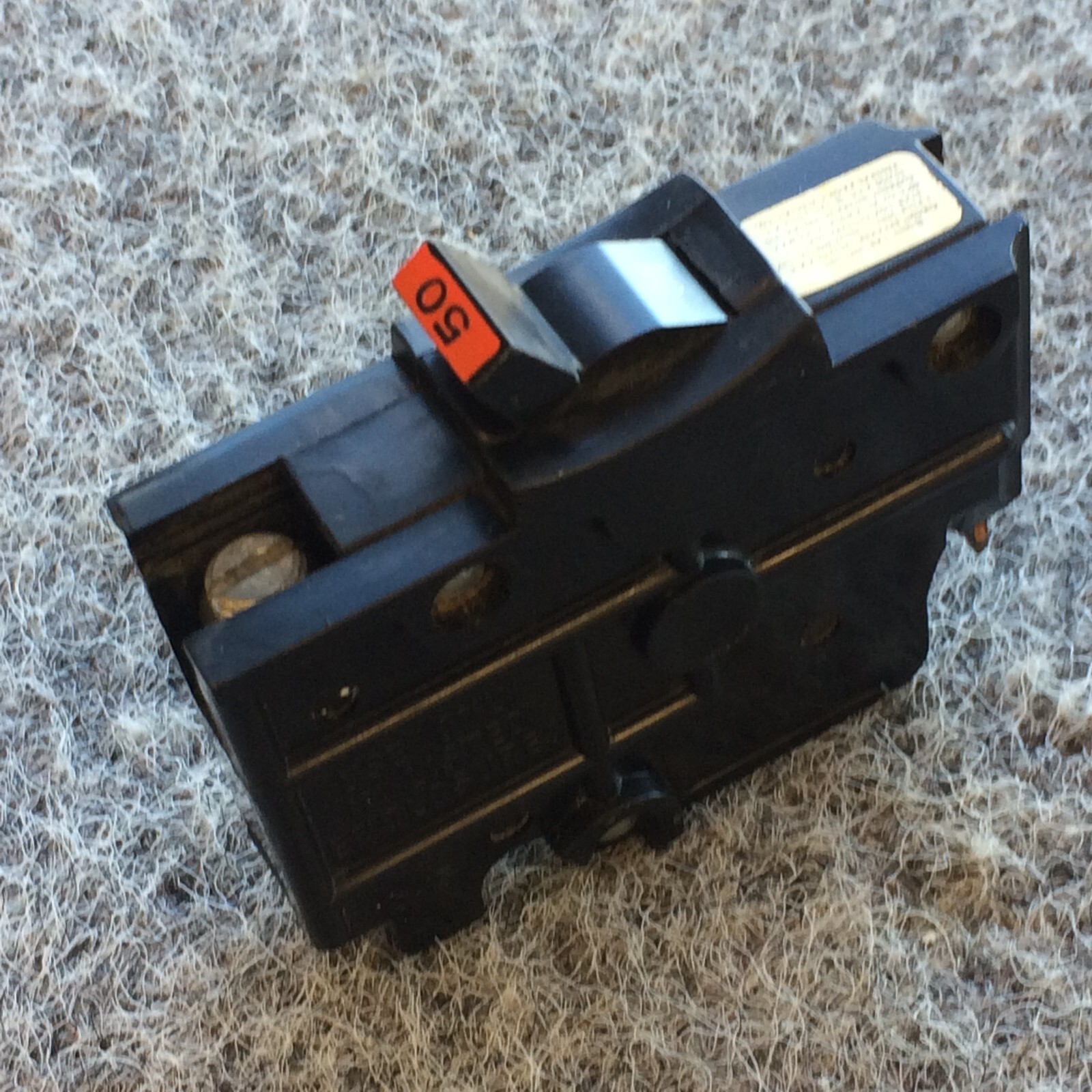Federal Pacific 50 Amp 1 Pole Circuit Breaker FPE Stab-Lok Thick 120/240VAC