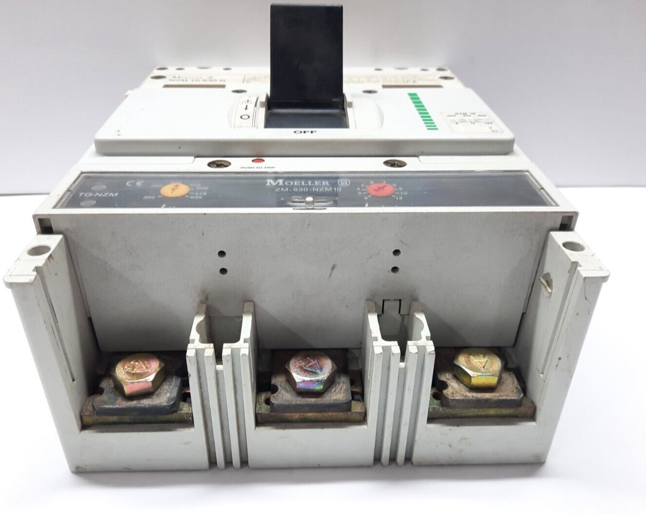 MOELLER NZM 10-630N 3 POLE 630 AMPS CIRCUIT BREAKER 690VAC / TESTED OK