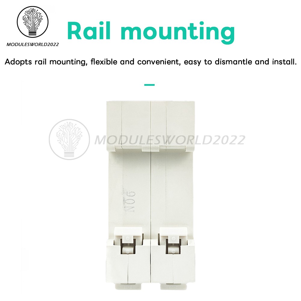 DZ47-63 2P Mini Circuit Breaker 6-63A Overload Short Circuit Protetion 400V 50Hz