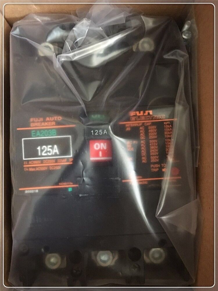 New For Fuji Electric EA203B 3P 125A Industrial Automation Auto Circuit Breaker
