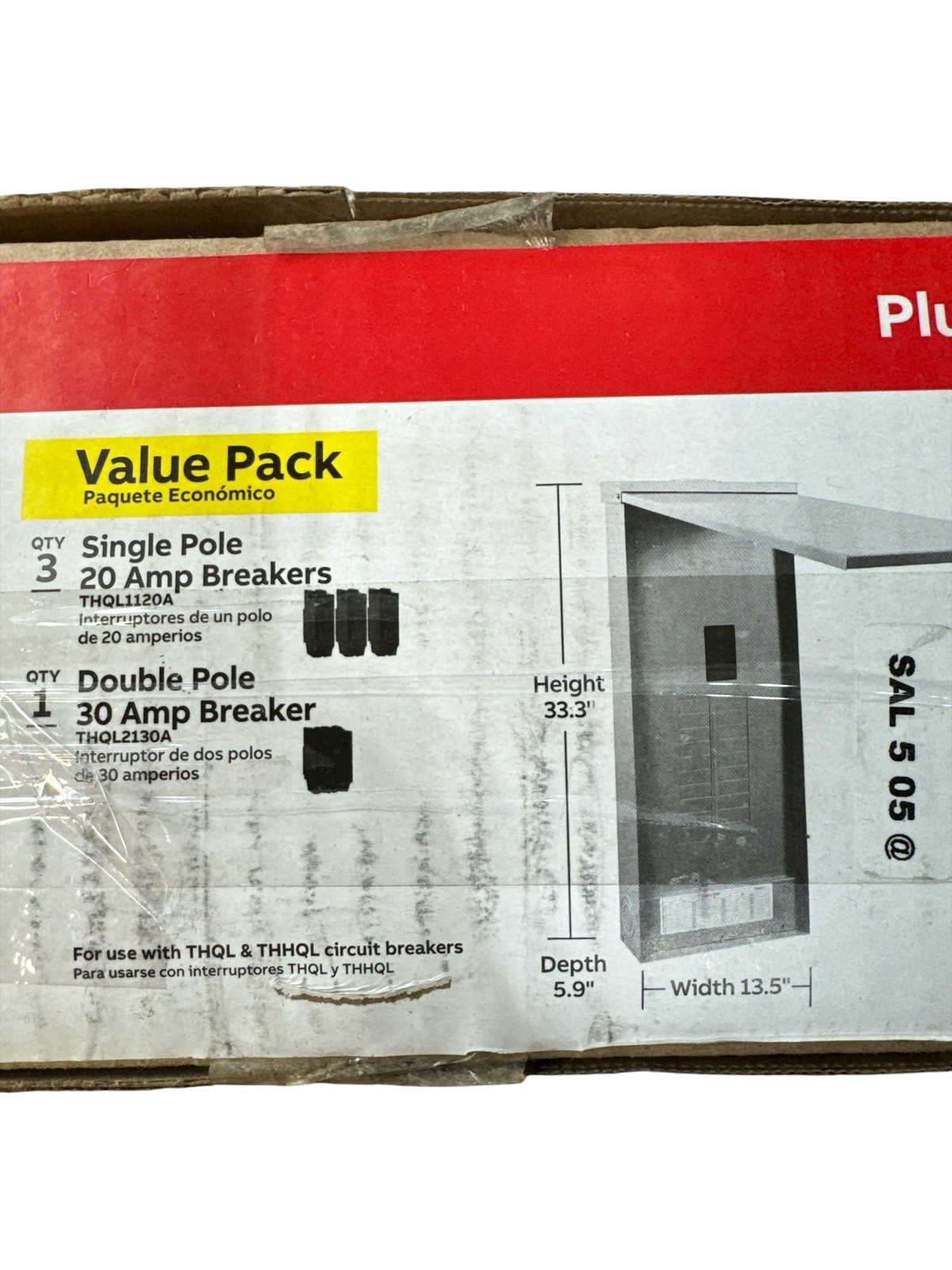 ABB 200A 20Space 40Circuit Outdoor Main Breaker Panel Value Pack PAM2020RPA (OB