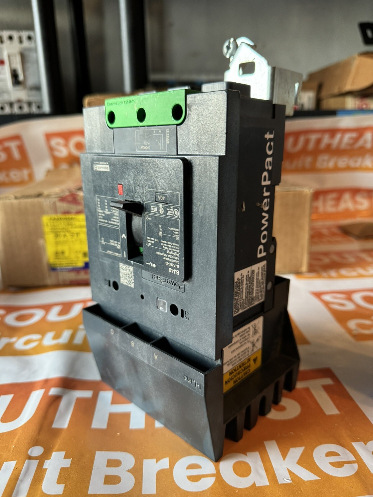 Square D PowerPack I-Line 600V 40A 3P BJA36040 Circuit Breaker