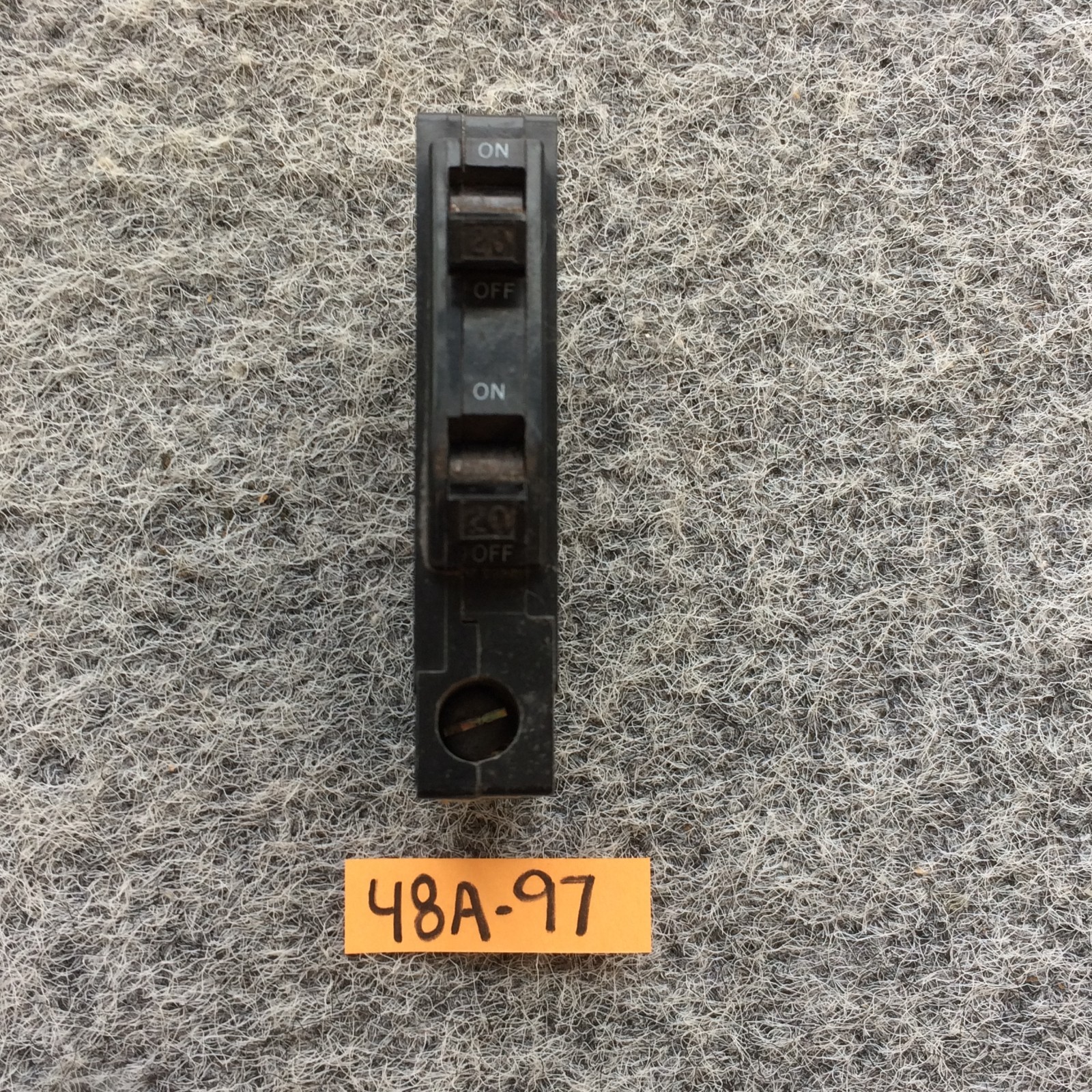 Square D QOT2020 20 Amp 1 Pole Piggyback Tandem CLIP QO2020 Stab-In connect