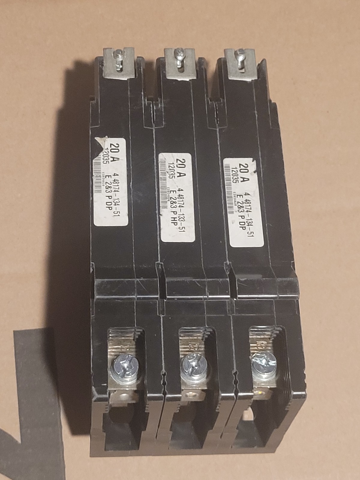 Square D EDB34020 Circuit Breaker 20A 3-Pole 480Y/277V