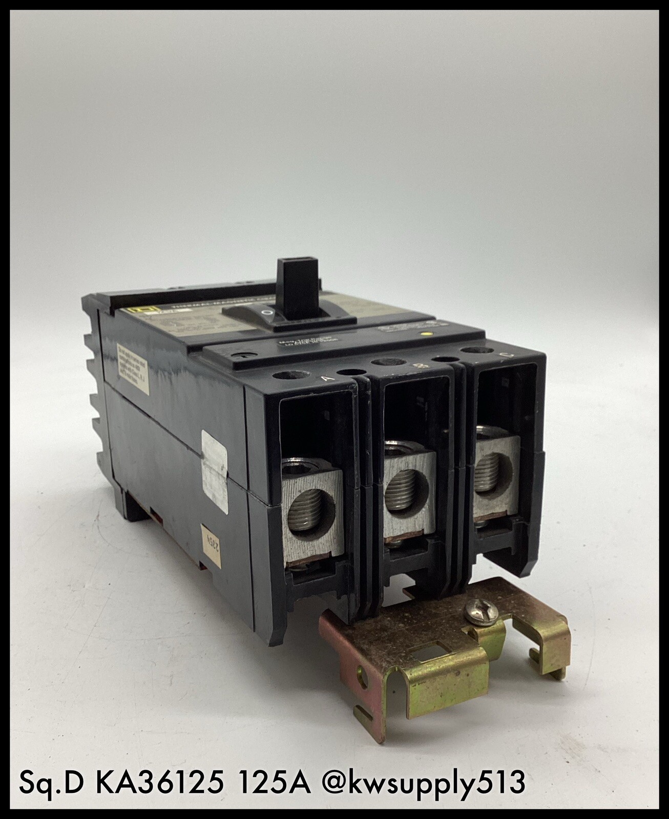 KA36125 ~ Square D KA36125 600 VAC -250 VDC 125 A I-Line TMCB~ B Lugs