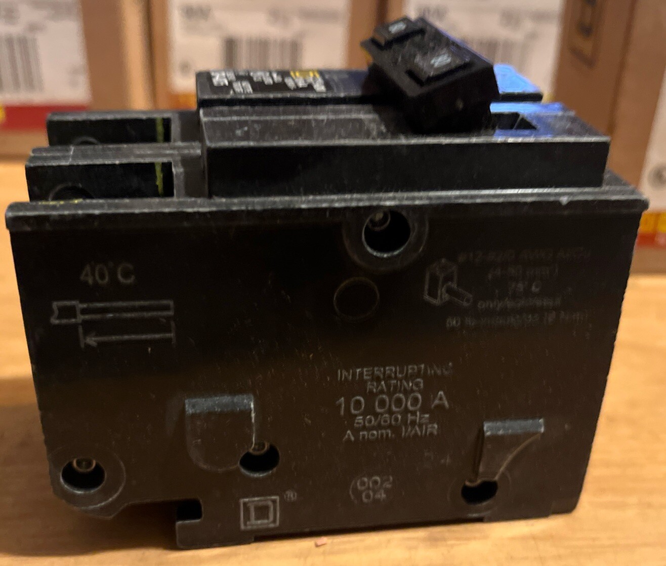 HOM280 SQUARE D 80AMP 120/240V 2 POLE CIRCUIT BREAKER NEW