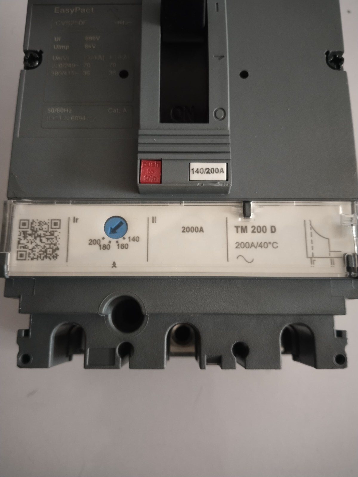 SCHNEIDER ELECTRIC CVS2250F 36KA 200A 3P CIRCUIT BREAKER FREE FAST