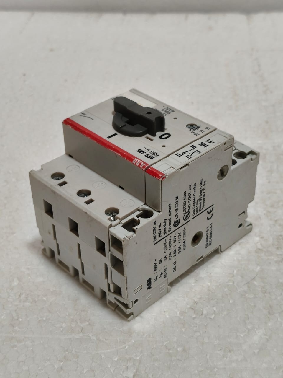 ABB MS 325 MOTOR PROTECTION CIRCUIT BREAKER RANGE 16-20AMP FREE FAST