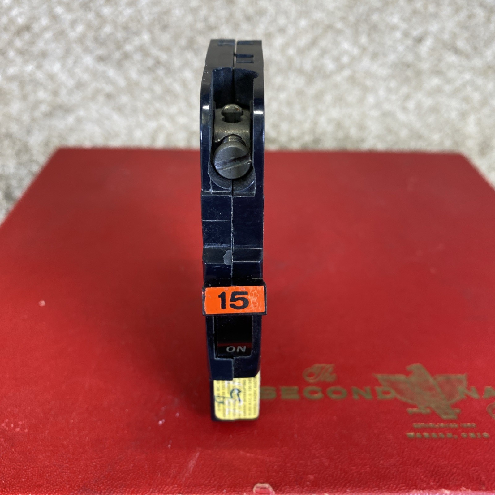 Federal Pacific 15 Amp 1 Pole Type NC (Thin) Stab-lok NC115 FPE Breaker 120 Volt