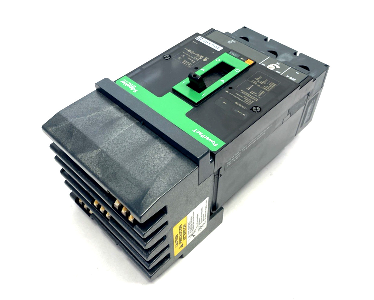 Schneider Electric JJA36200 Circuit Breaker, PowerPacT J, 200A 3P 600VAC 25kA