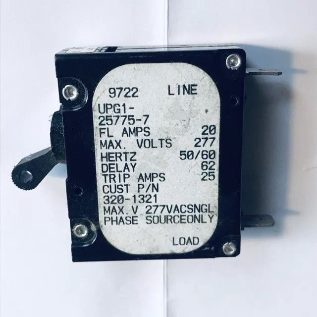 AirPax Switch UPG1-25775-7 20 Amp New Old Stock
