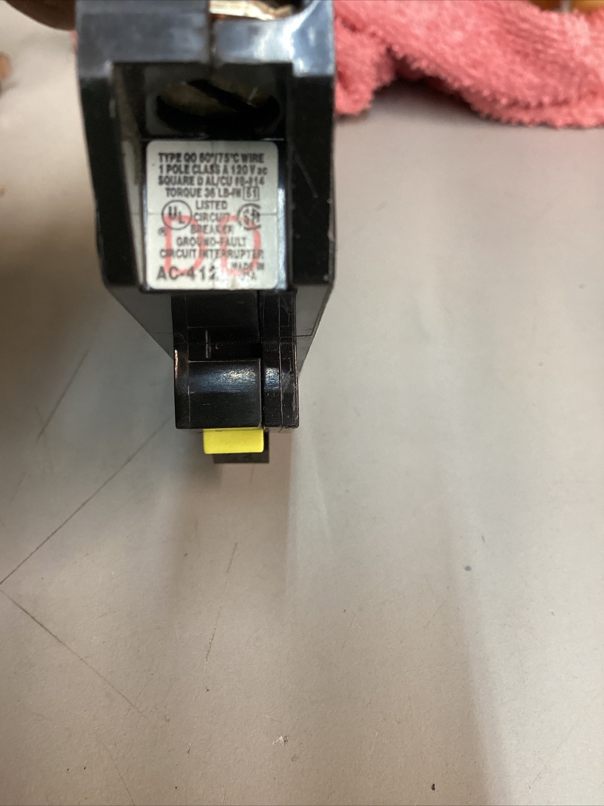 Square D HOM120GFI 20 Amp Circuit Breaker