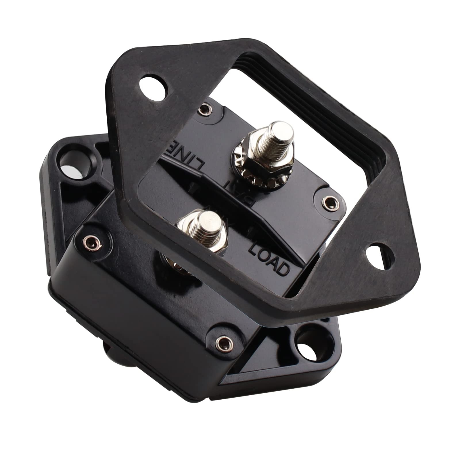 Circuit Breaker 20A 12V-48V DC Panel Mount Manual Reset Hi-Amp Marine Boat