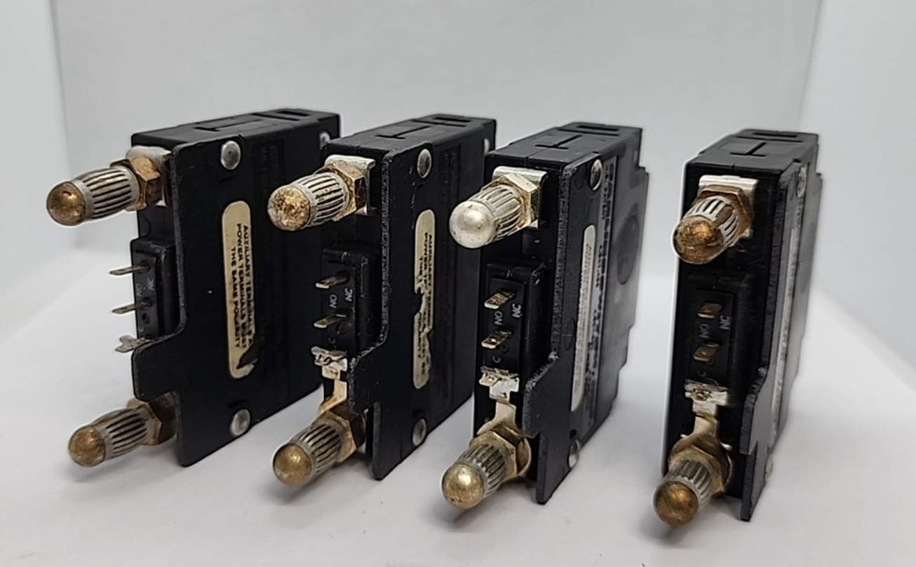 4x CARLING CTI-X0-12-003-A71-MJ 50A 80V BULLET STYLE CIRCUIT BREAKER[MG5-4
