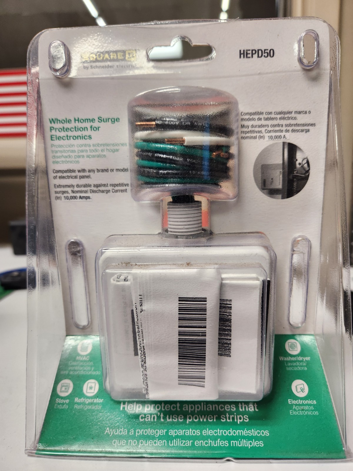 Description Square D HEPD50 Surge Protection Device 50A