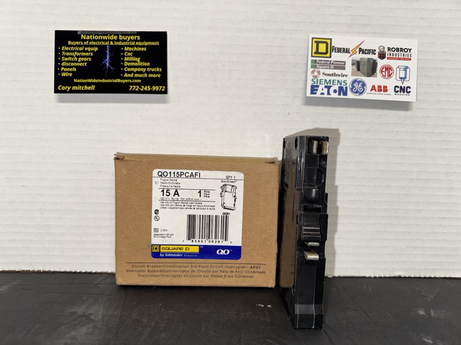 Square D 15A Single-Pole Plug-On Neutral Arc Fault Circuit Breaker (QO115PCAFI)