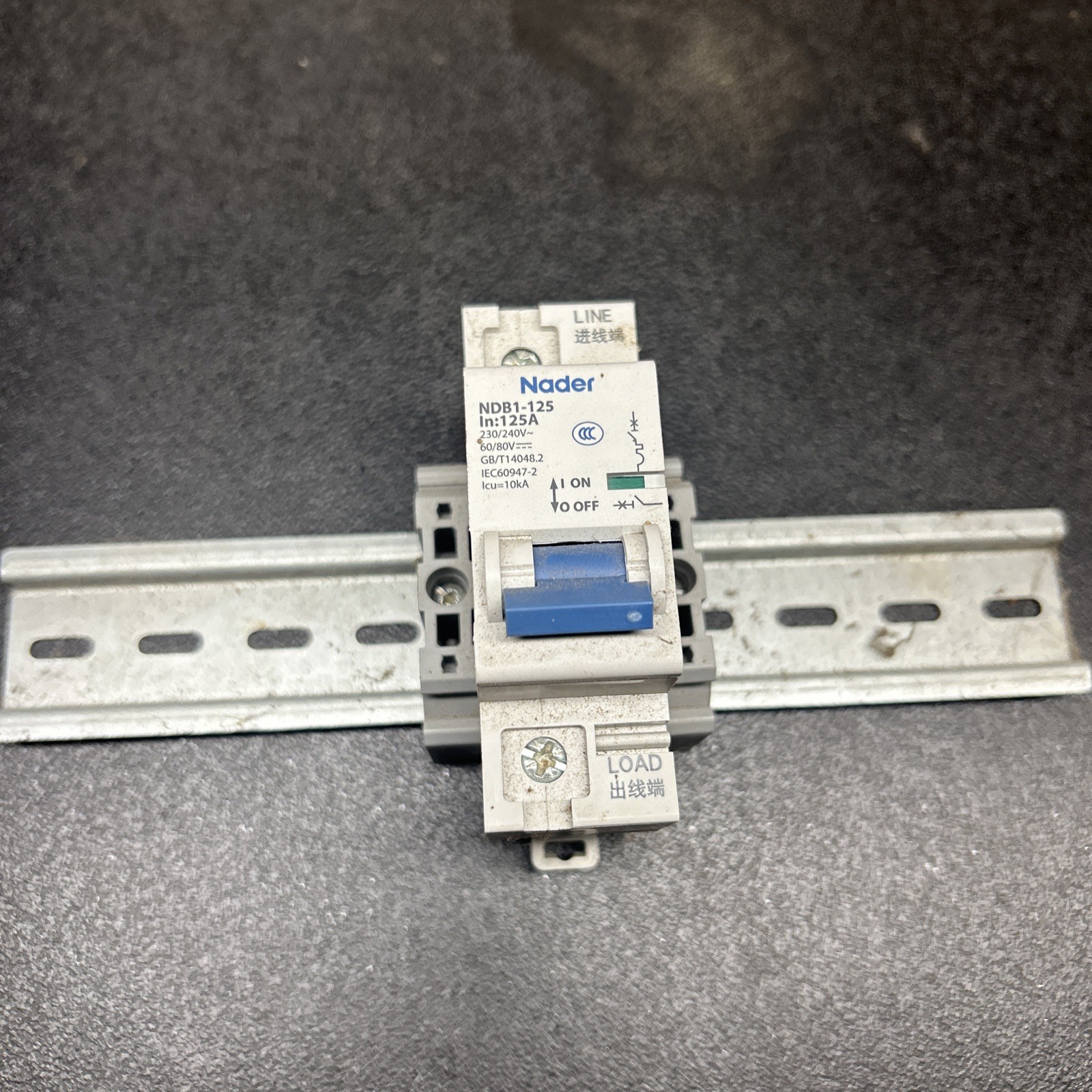 Nader NDB1-125 125A BREAKER 230/240V~ GB/TI 4048.2 IEC60947-2 New!