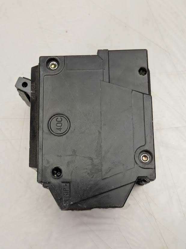 General Electric Q-Line Double-Pole 15 Amp 2 in. Circuit Breaker Black 2-Pole