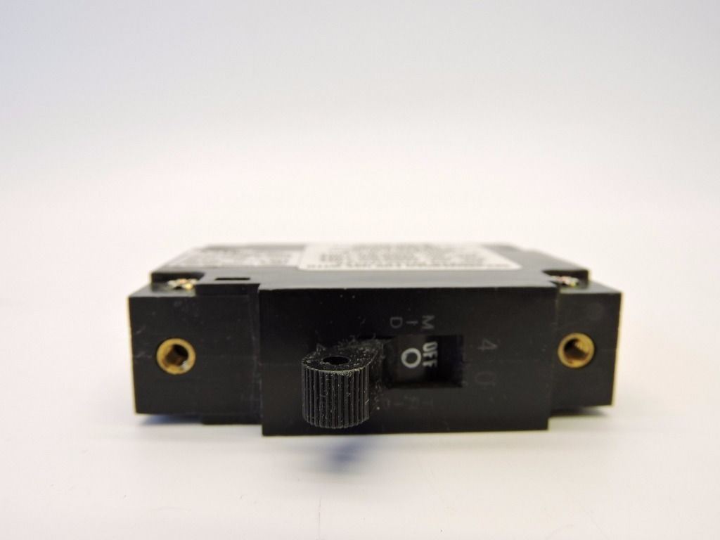 Heinemann 40-AMP 1- POLE Single AMIS-Z550-10W 40A 80V DC BULLET Circuit Breaker