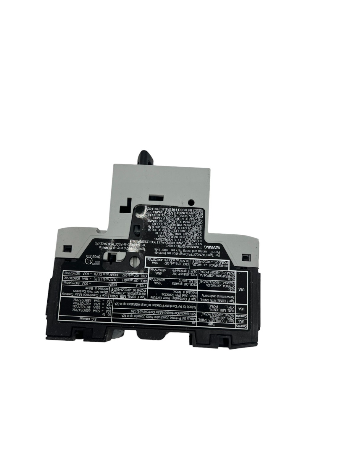 Eaton GENUINE PKZM01-2,5 Motor Protection Circuit Breaker XTPB2P5BC1