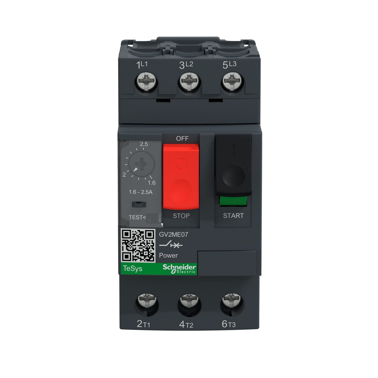 Schneider Electric Gv2me07 3P Motor Circuit Breaker 1.62.5A Gv2me07