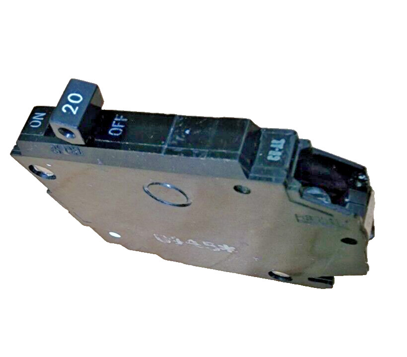 (QTY:2) GE TQP120 1 Pole 20 Amp 120/240V TYPE TQP, THQP Circuit Breaker