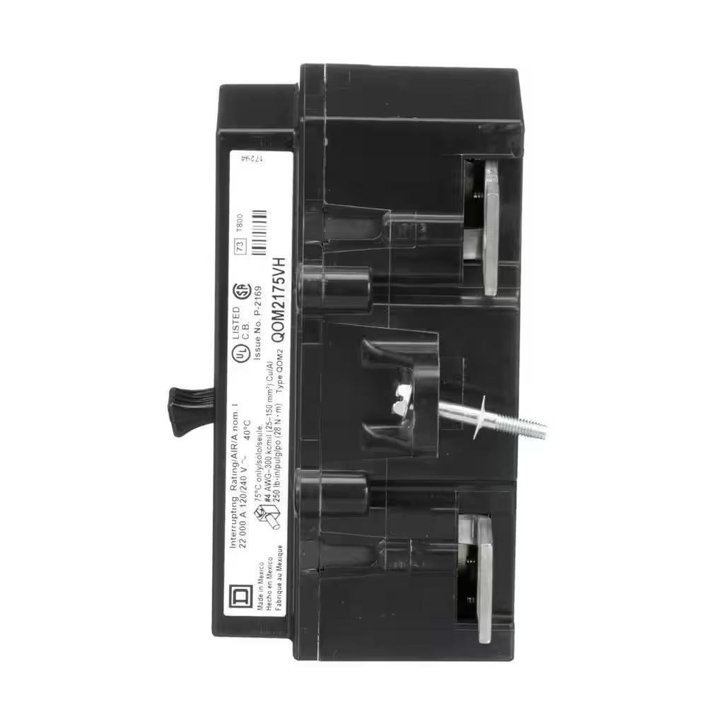 QO 175 Amp 22K AIR QOM2 Frame Size Main Circuit Breaker for QO and Homeline Load