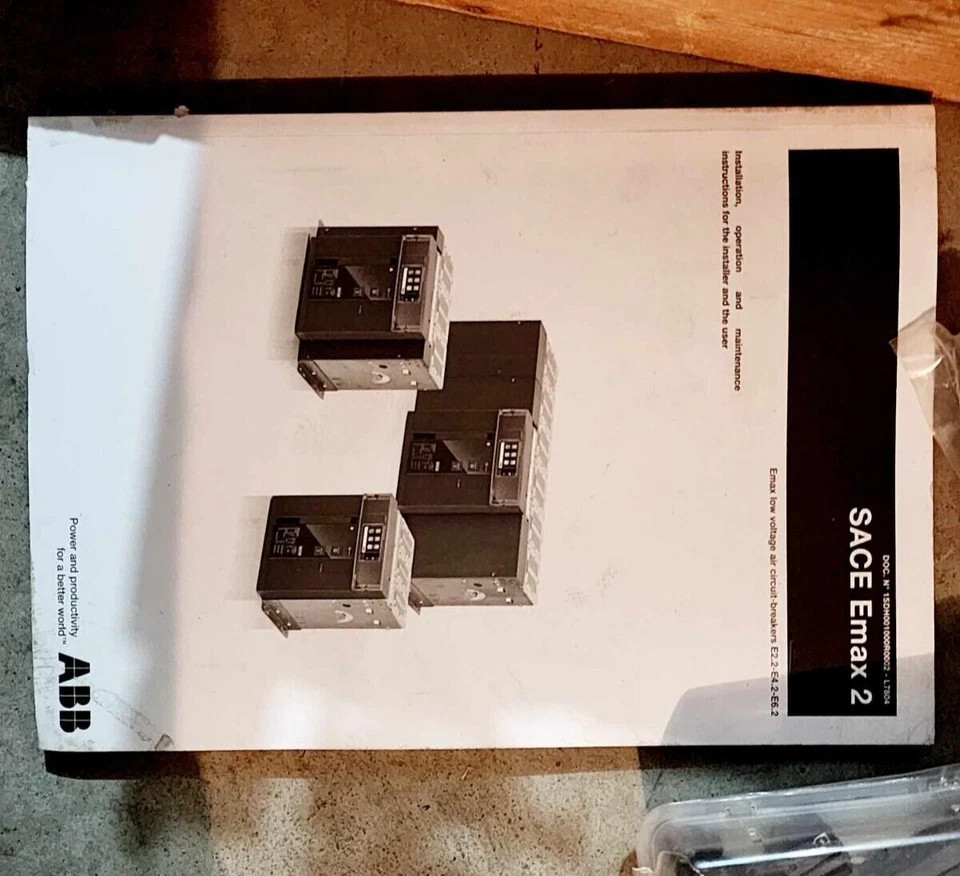 ⚡VIEW PHOTOS⚡ ABB SACE EMAX 2 E2.2 N EKIP HI-TOUCH LSIG 1600A CIRCUIT BREAKER