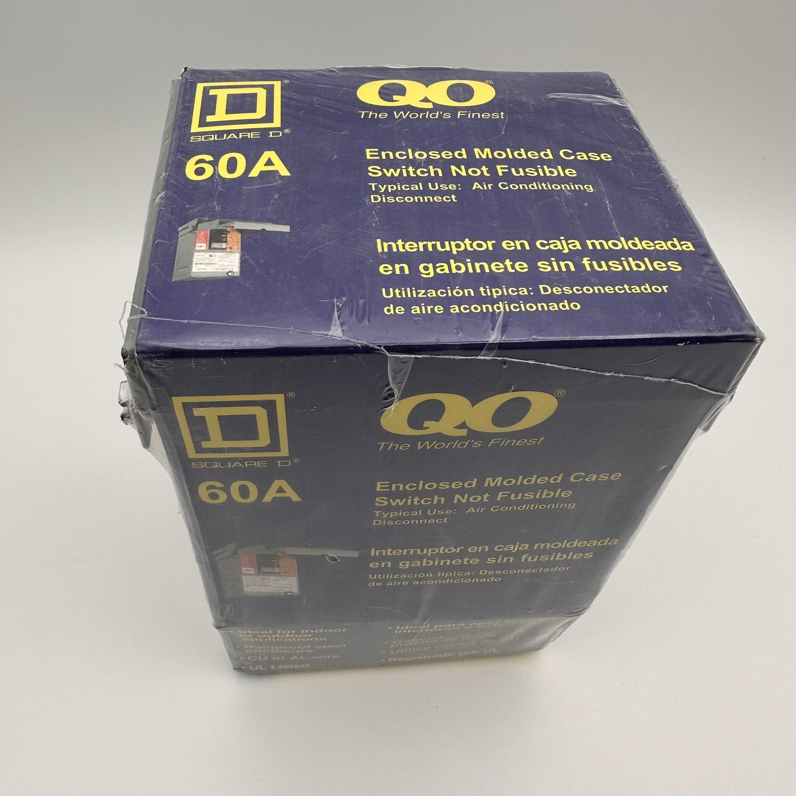 Square D 60A 60 Amp Enclosed Molded Case Switch Non-Fusible Circuit Breaker