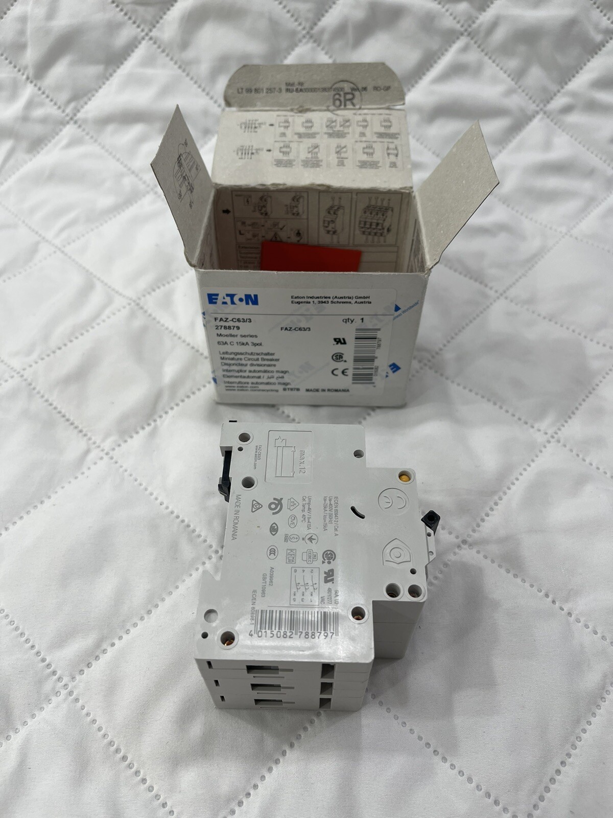 EATON CORPORATION FAZ-C63/3-NA / FAZC633NA (BRAND NEW)