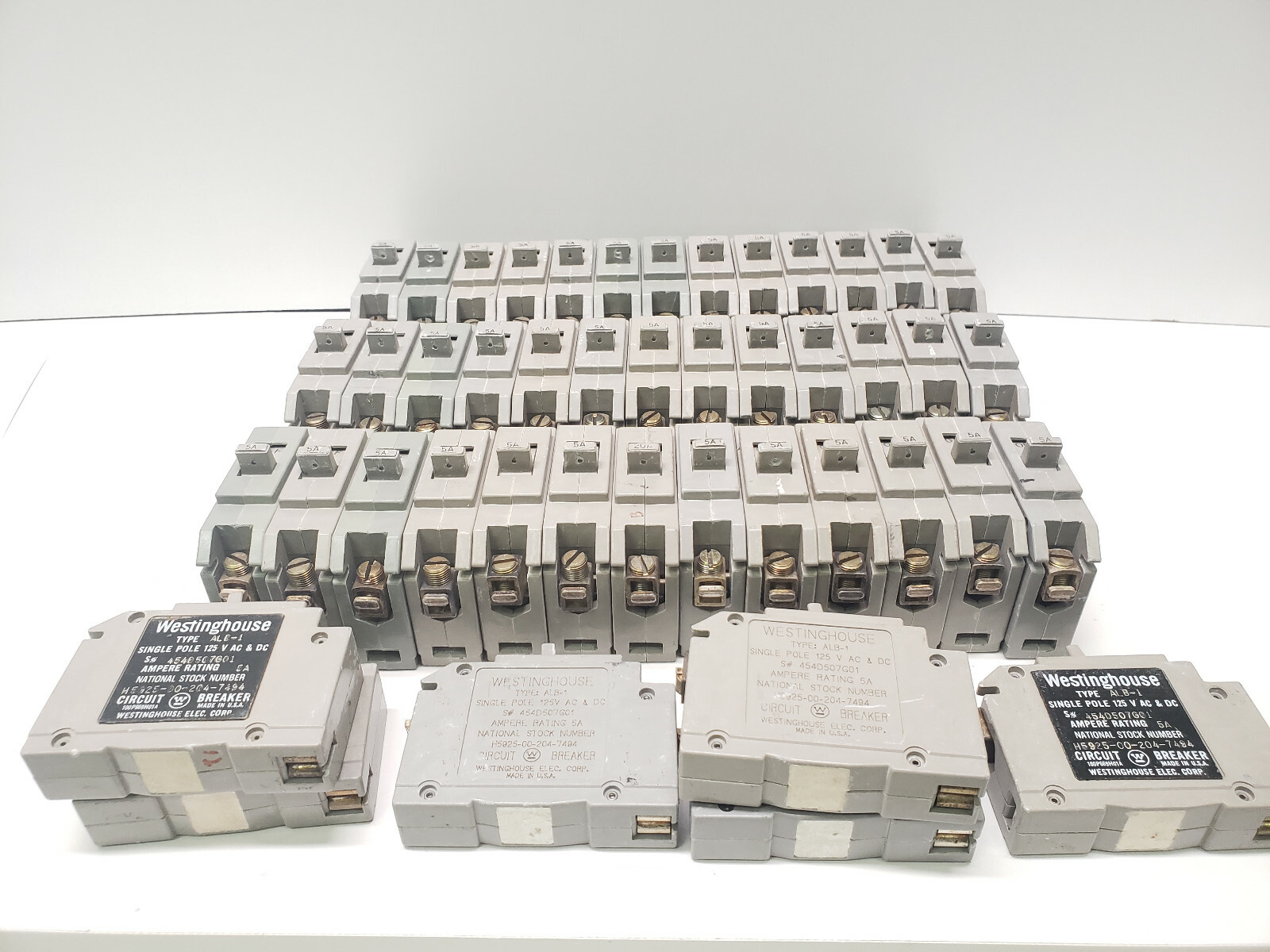 Westinghouse ALB-1 5A Circuit Breaker (44 Units) 5925-00-204-7494