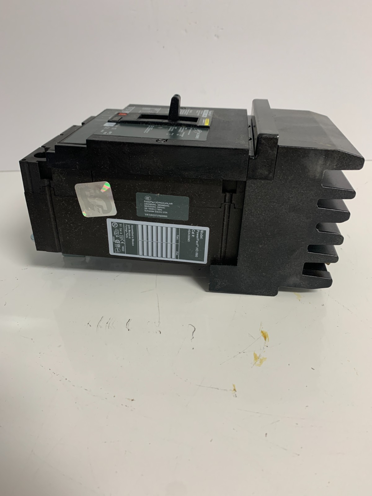 SQUARE D HDA36045 45 AMP 600 VOLT 3 POLE I-LINE BREAKER…3