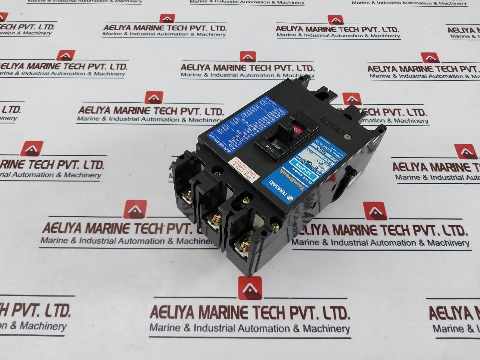 Terasaki Electric XS100NS 3 Pole Circuit Breaker 60A AC600V DC250V