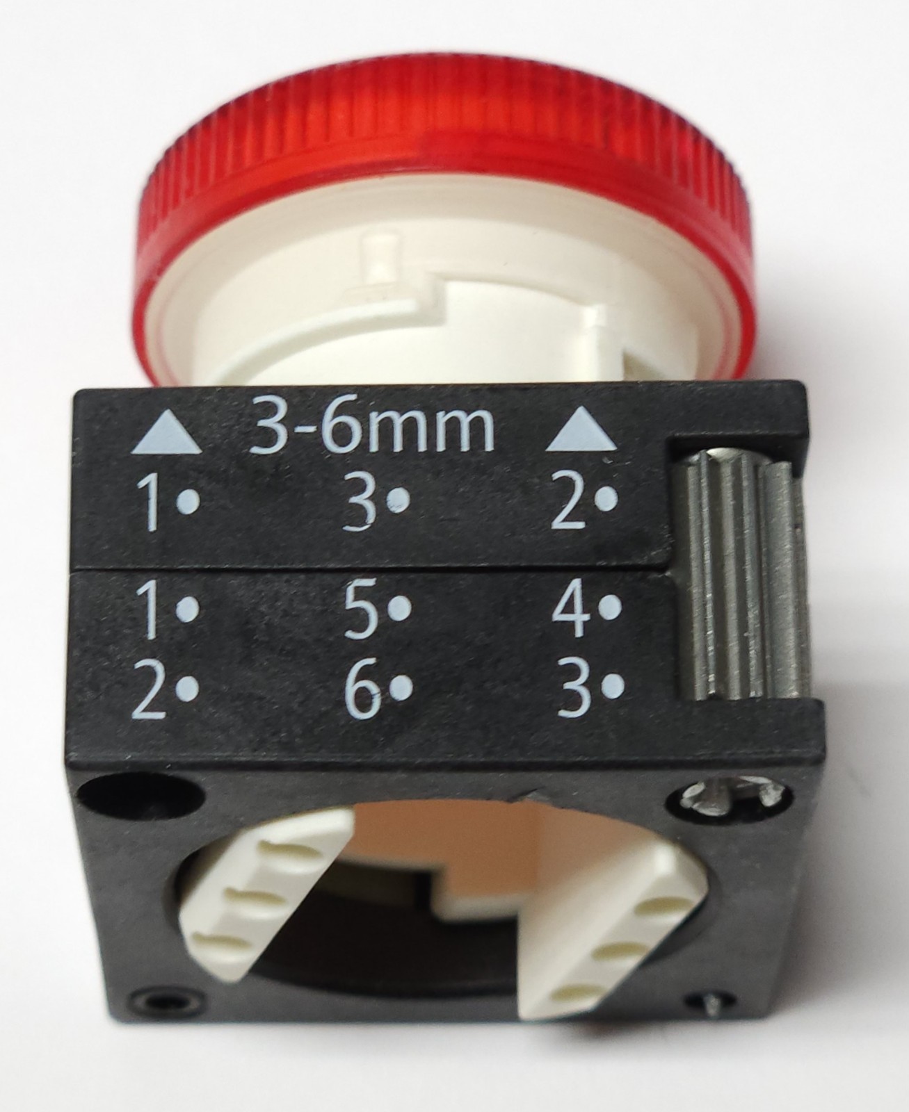 SIEMENS 3SB3 248 6BA20 RED LED Illuminated Indicator Light 110 120 VAC