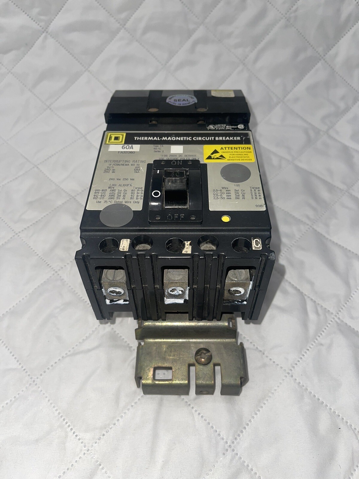 SQUARE D FA32060 SCHNEIDER ELECTRIC FA32060 FA32060 USED TESTED CLEANED SEALED