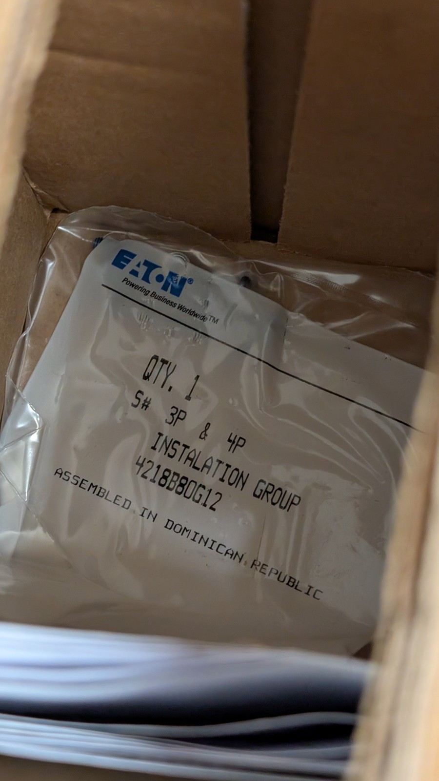Eaton circuit breaker 3P 100A PDG23M0100TFFL