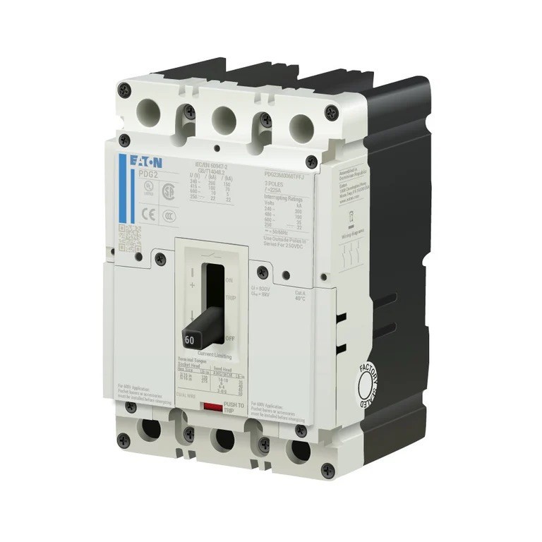 PDG23M0060TFFL – Eaton – Circuit Breakers Feed-Thru – 60 Amp – 3 Pole – 600 V