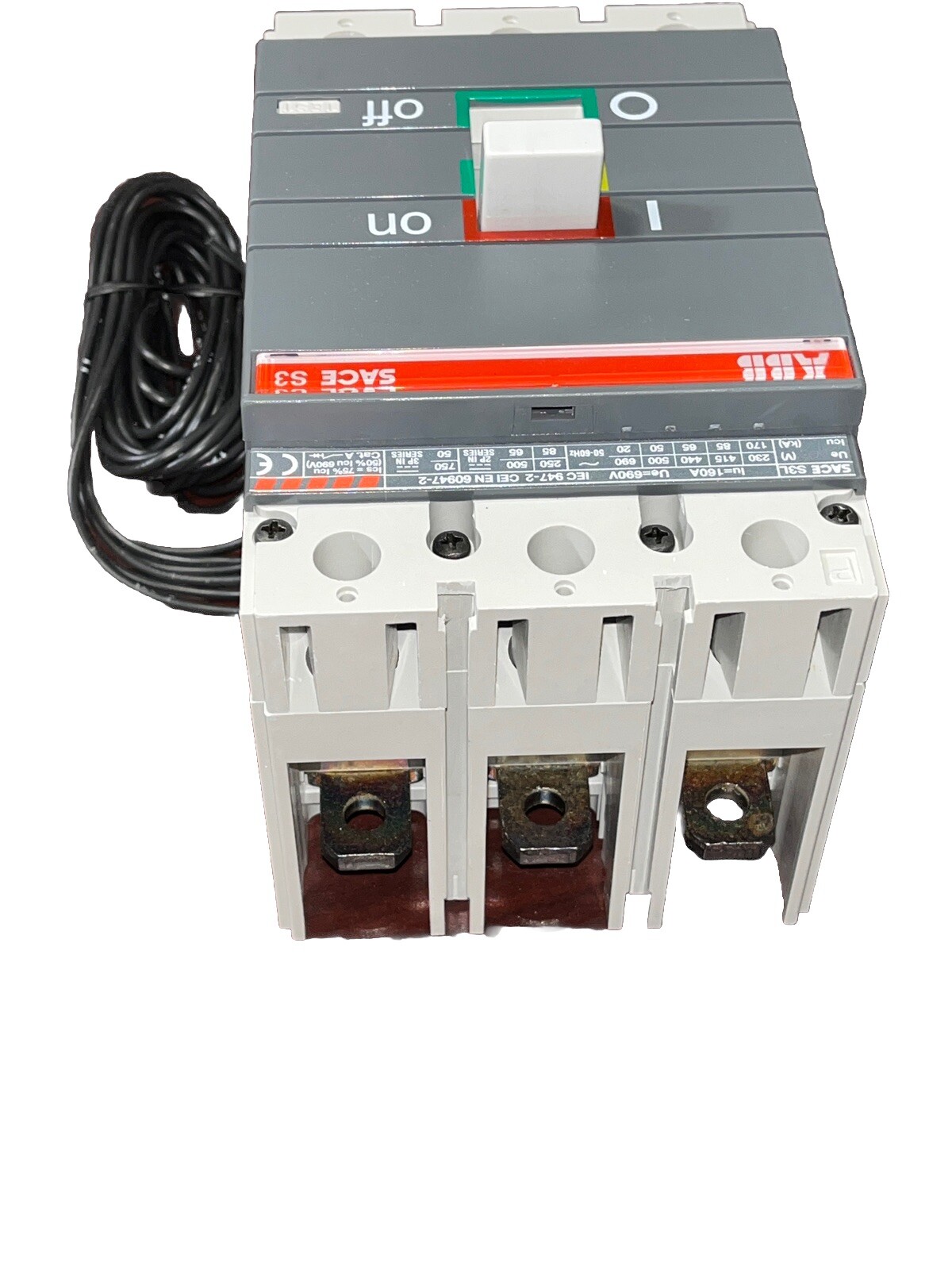 S3L 50A SACE S3 Molded Case Circuit Breaker 1000VDC S3L160 Isomax 4P T/M IEC