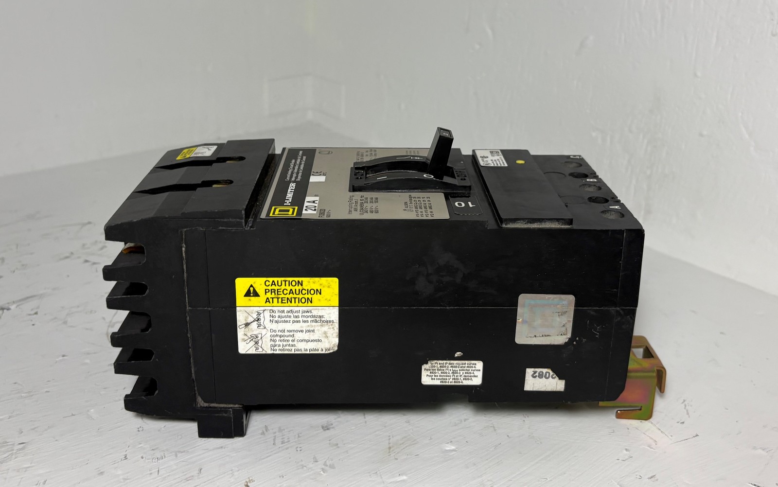 Square D I-Line FI36020 20A I-Limiter Circuit Breaker 480/600V 3 Pole 20 Amp