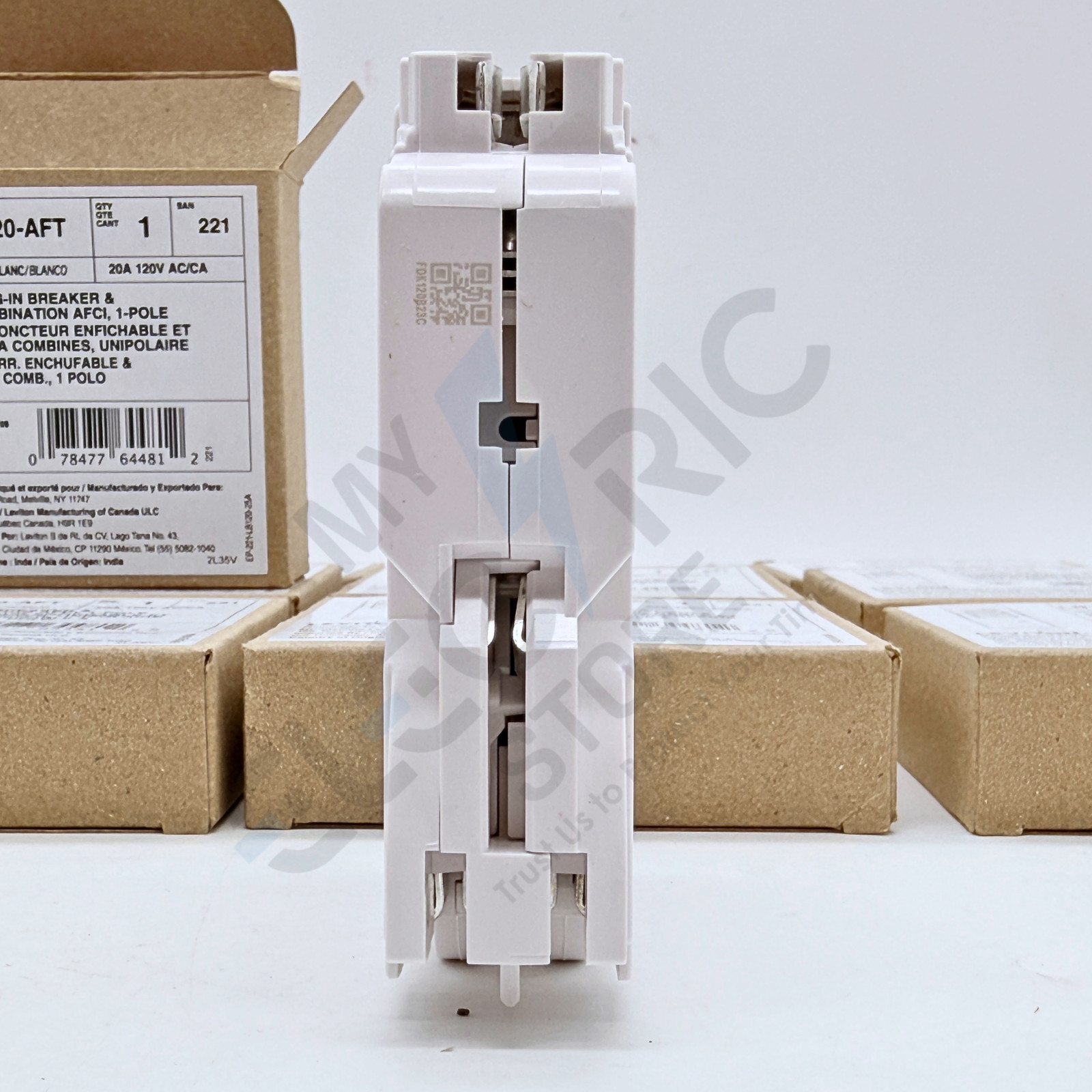 Leviton LB120-AFT 20A Arc Fault AFCI Thermal Magnetic Breaker 120V NEW Lot 10