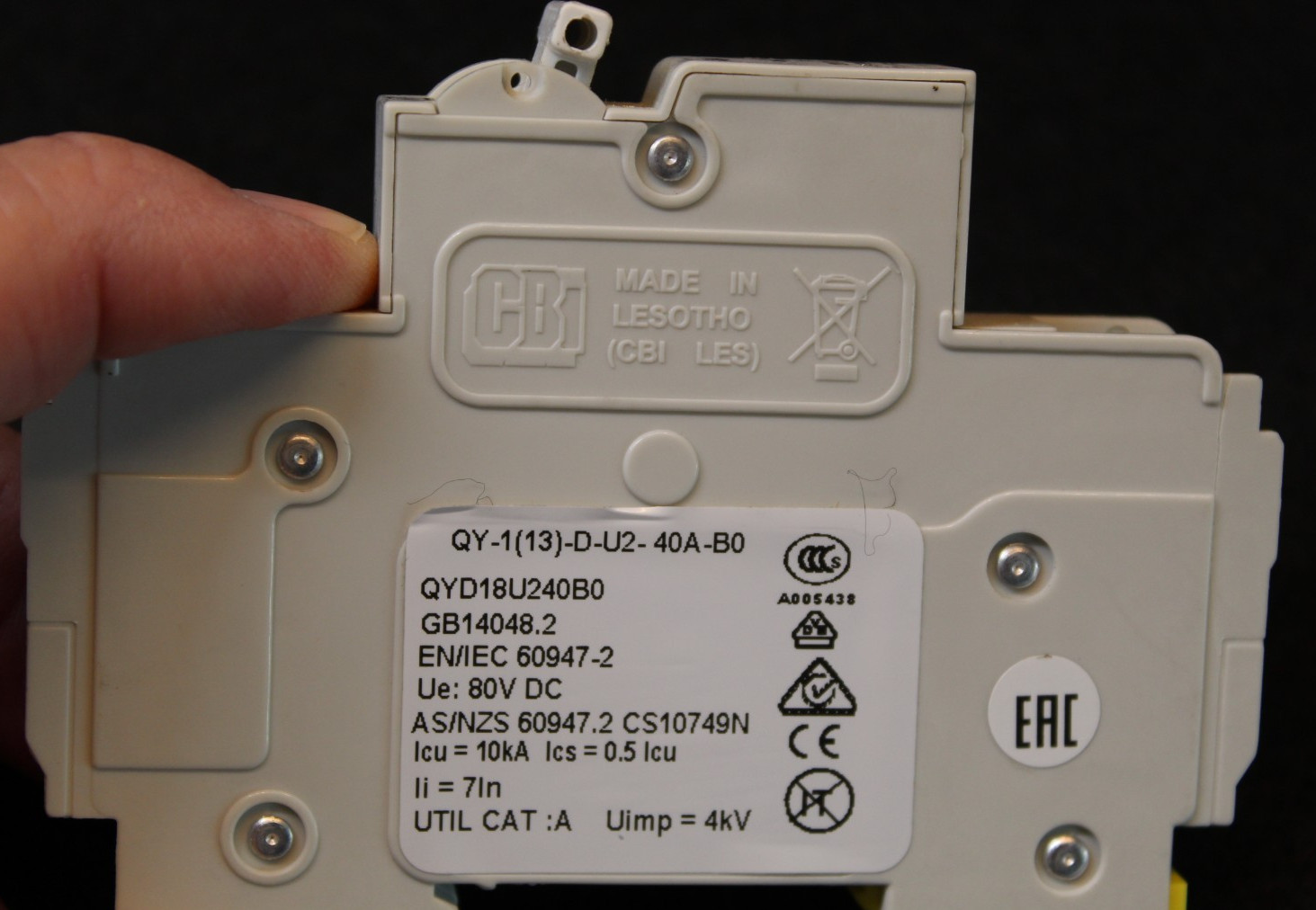 CBi 40 Amp Circuit breaker QYD18U240B0