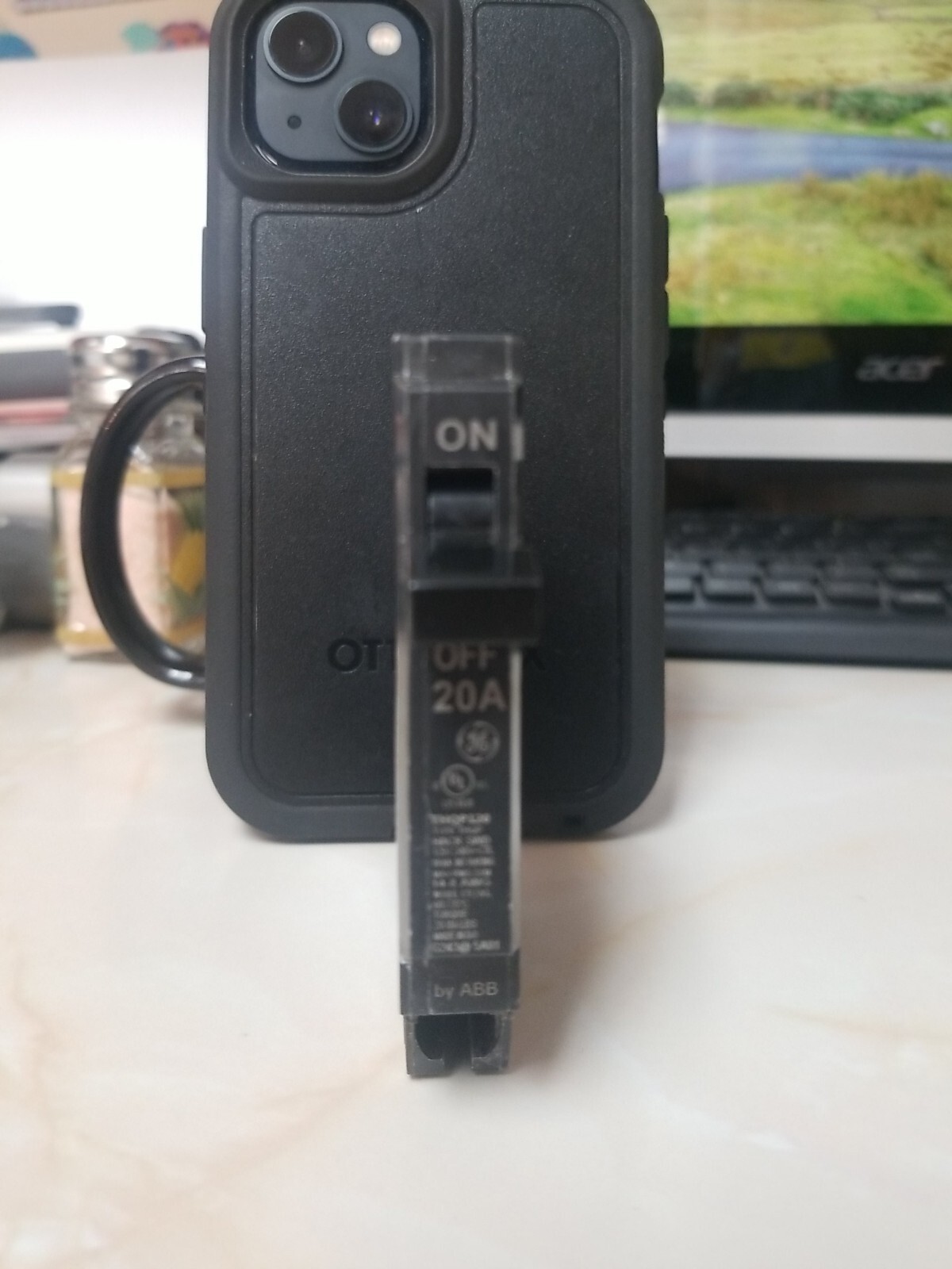 GE General Electric THQP120 Thin 20-Amp 1-Pole 120/240VAC Breaker