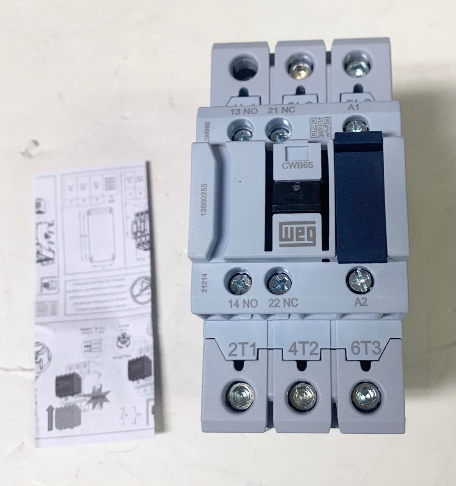 WEG CWB65 11 30V24 3 Pole 65 AMP 180-208 VAC Contactor 13860255