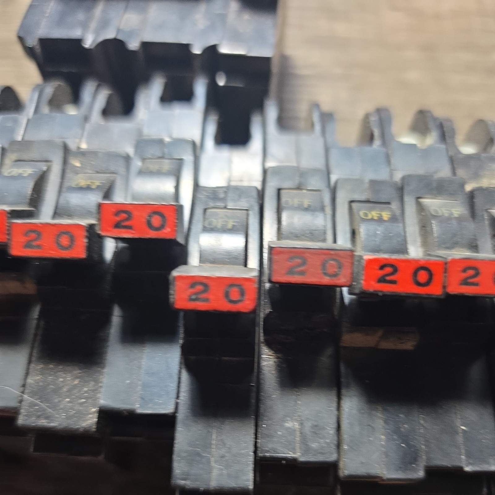 Lot of FPE Federal Pacific NA120 Amp Breakers